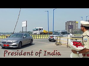IAS and IPS welcomes President of India High Security Convoy