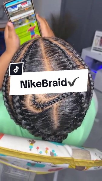 Drake Inspired Nike Braids for Boys and Toddlers