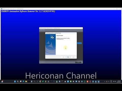 Cara Uninstall CX One (cx programmer, cx designer, dll) menggunakan CX One Remover.