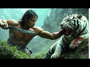"Epic Jungle Survival Battle: Tarzan vs White Tiger | Intense Adventure & Wild Fight for Survival"
