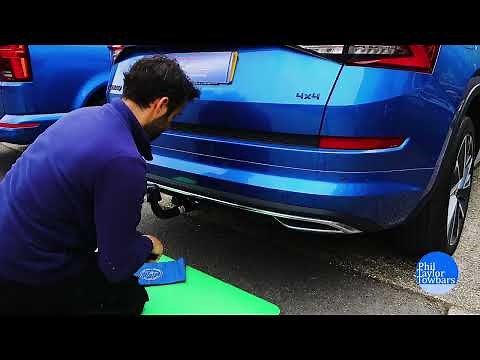 Detachable tow bar install - Skoda Kodiaq 2020 - Tow Trust tow bar.