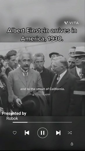 71K views · 1.6K reactions | While Albert Einstein arrived in America in 1930 | Robok | Facebook
