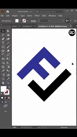 1.2K views | Adobe Illustrator Tutorial - F+L Letter logo design EP -226 #AdobeIllustrator #LogoDesign #LetterLogo #GraphicDesign. | Rasel Hossain | Facebook
