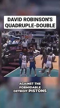 David Robinson's Quadruple Double: A Historic Basketball Moment #NBA