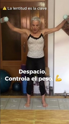 5 ejercicios para tren superior 🔥 | Lento y consciente #entrenamientodefuerza #bienestarfemenino