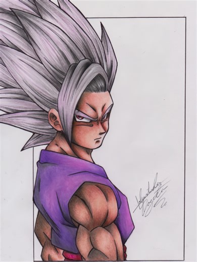 gohan bestia #gohanbestia #gohan #dibujo #Anime #drawing