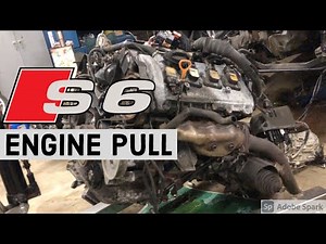 C5 Audi S6 Manual Swap - Pulling the Engine