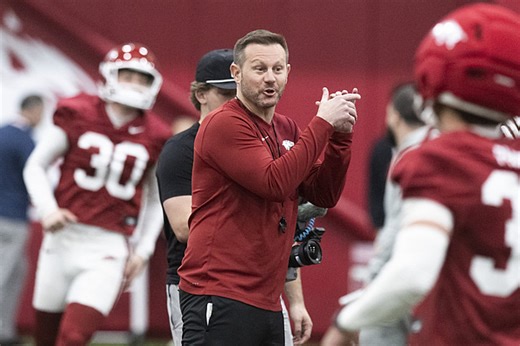 What stood out from Arkansas football's first spring practice | Whole Hog Sports