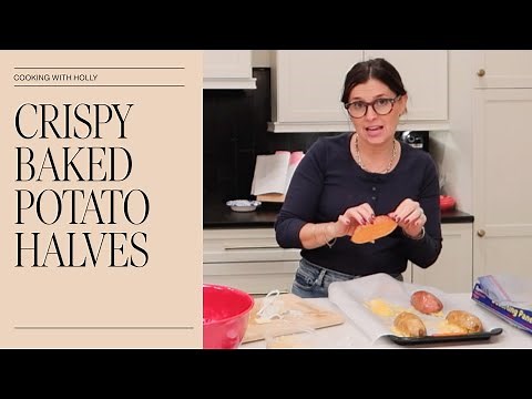 Baked Potato Halves | Cooking with Holly