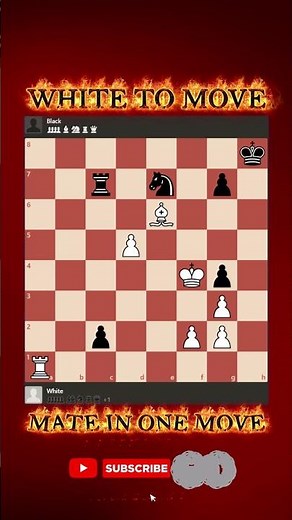 Mate In One Move - #010 | ChessBites Daily