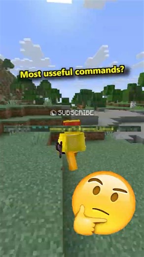 Most usseful commands in my opinion! #shorts #minecraft #viral