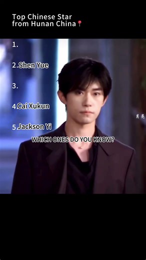 Top 5 Chinese Stars from Hunan 🇨🇳🔥 Who Deserves #1? #layzhang #shenyue #caixukun