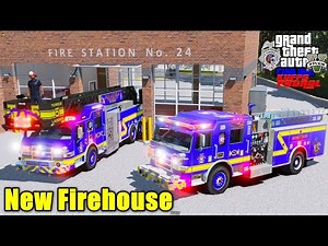 GTA 5 Roleplay #507 Firefighters Responding To Calls From New Firehouse - KUFFS FiveM Server