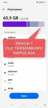STORAGE FULL? OVERCOME IT BY DELETING UNNECESSARY HIDDEN FILES #tech #smartphone #tutorial