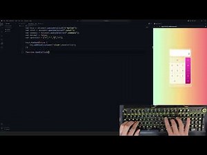 ASMR Programming - Calculator with JavaScript and CSS - No Talking
