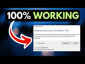 Windows Cannot Access, The Network Path Not Found Error Code 0x80070035 FIXED