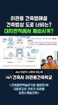 Lee Gwan-yong’s Building Law Commentary - What is the Road Width Under Building Law? Exclude it f...