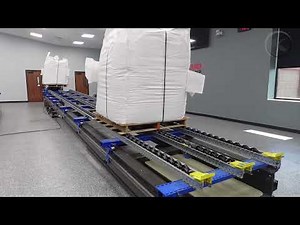 Pallet Flow Rack with Super Sacks & Winged Pallets | Mallard Manufacturing Best Practices