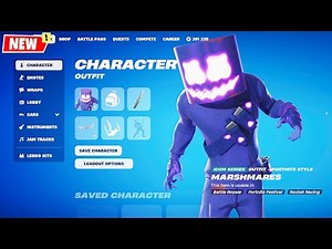 Fortnitemares 2024 Marshmello Skin | Ravemello Recreation