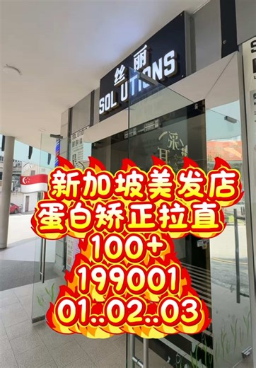 🇸🇬新加坡做蛋白矫正拉直100 #新加坡 #中国发型师在新加坡 #新加坡美发店 #铅笔灰发色 #新加坡美发店理发店推荐