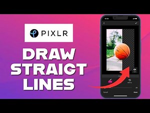 How to Draw Straight Line in Pixlr 2025?