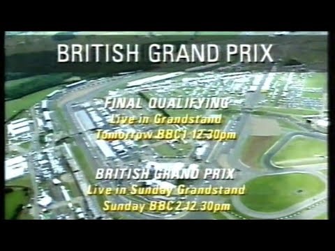 1995 British Grand Prix 1st Qualifying Session Coverage End - Broadcast 14th July 1995 BBC2 (UK)