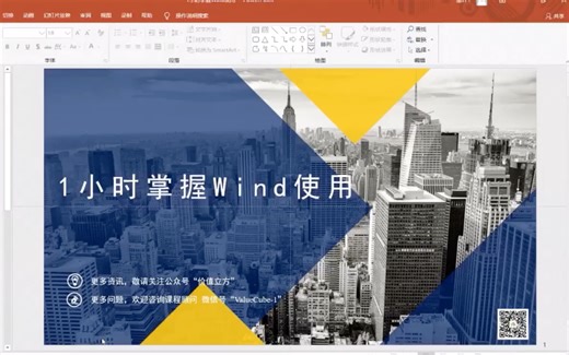 一小时掌握wind使用