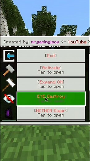 Minecraft Mod to Flatten Area Fast ⛏️ | #shorts