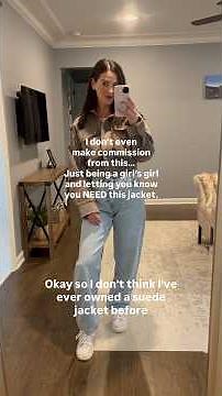 The Fall Jacket You NEED 🩶 Zara Cropped Suede Bomber Jacket | Fall Outfit Ideas