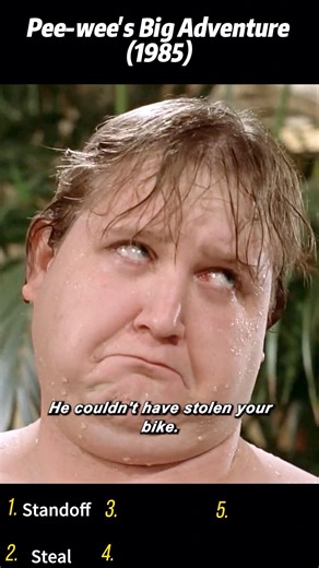 Pee-wee's Big Adventure (1985) | Pee-wee Pranks Francis with Chewing Gum