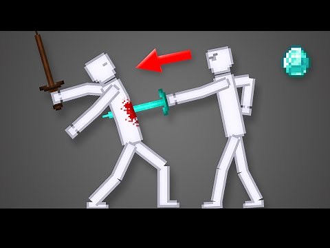 People Playground Minecraft Swords..