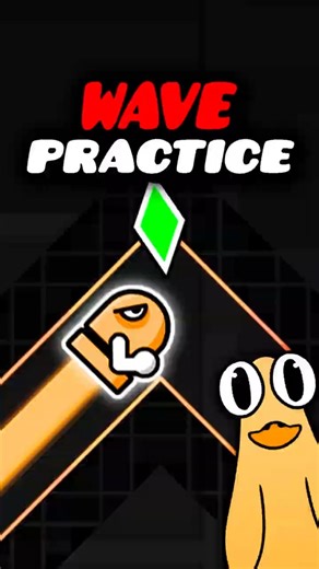 The Best WAVE PRACTICE Level! #geometrydash