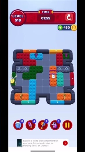 Color block jam Level 518 #colorblockjam #blockgame #gameplay #gameshorts #puzzleshorts #gameshorts