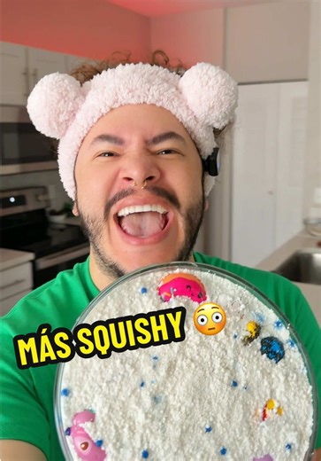 Respuesta a @Sabry🦋 más squishy y funcionó! Salió de una mezcla satisfactoria de squishy y mucho asmr #squishy #asmr #joelslime