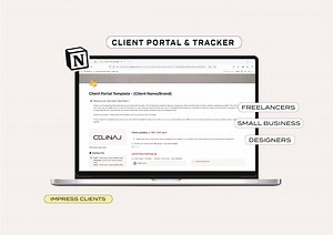 Notion Client Portal Template, Freelancer Project Management - Etsy
