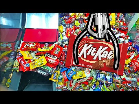 Chocolate Claw Machine Pusher Wins!