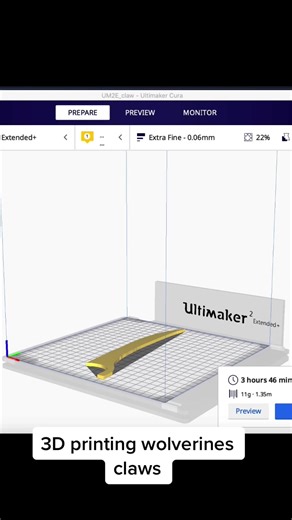 Creating Wolverine Claws with 3D Printing