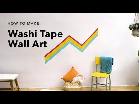 Use Washi Tape to Decorate Your Walls