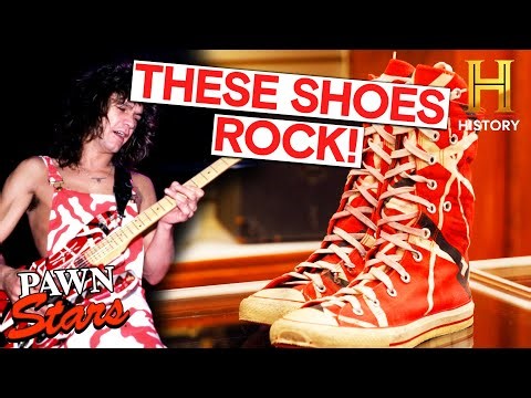 ROCK ON! With Eddie Van Halen's Sneakers | Pawn Stars (S24)