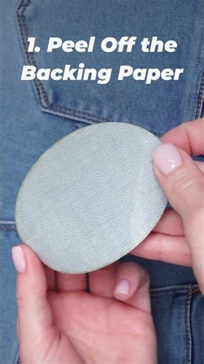 How to Repair Ripped Jeans with Iron-On Denim Patches 👖