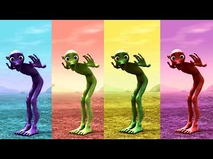Dancing frog alien in colorful space 2023