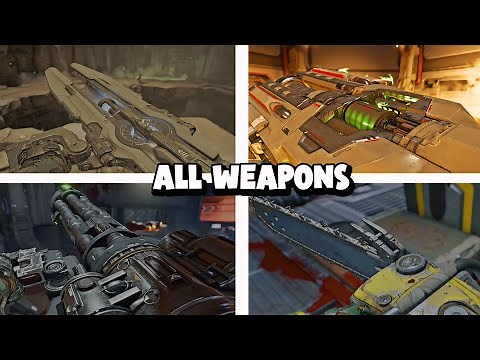 ALL WEAPONS SHOWCASE - DOOM 2016 (4K)