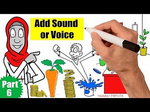 How to Add Sound or Voice Over in VideoScribe | Whiteboard Animation English Tutorial