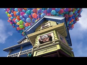 Flying House Animation |UP| Movie #movieclips #animation #cartoon #disneypixar #shorts #viral #movie