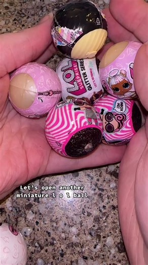 Unboxing Miniature LOL Surprise Balls with 2 Surprises Inside