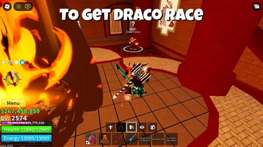 DRACO RACE in Blox Fruits: Dragon Update Overview