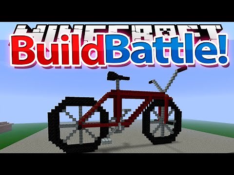 Minecraft: BUILD BATTLE - BICICLETA w/ xSlayder + iRaphahell !