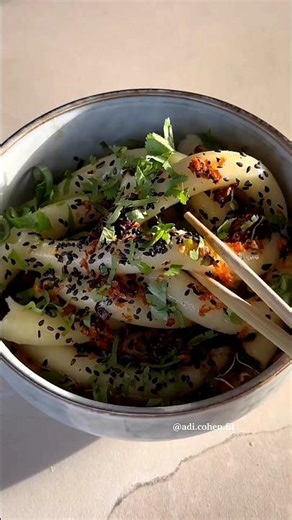 Potato Noodles with Garlic-Chile Oil