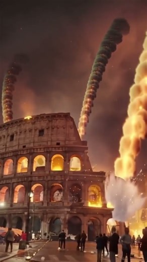 What if a meteor storm hit Rome? Let’s imagine