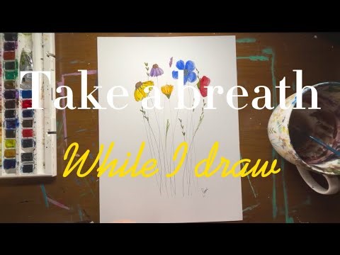 Take a pause here while I draw. A gentle reminder that you’re doing ok